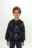 Toontoy Erkek Çocuk Komple Ayı Baskılı Sweatshirt - 8