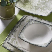 GÜRAL PORSELEN Caroline 24 Parça 6 Kişilik Yemek Takımı 2421 thumbnail 3