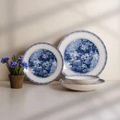 GÜRAL PORSELEN Camelia 24 Parça 6 Kişilik Yemek Takımı 3960 - 5
