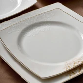 GÜRAL PORSELEN Caroline 54 Parça 12 Kişilik Yemek Takımı 6711 thumbnail 4