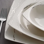 GÜRAL PORSELEN Caroline 54 Parça 12 Kişilik Yemek Takımı 66851 - 4