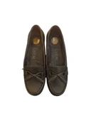 Esem Püsküllü Rok Siyah Hakiki Deri Kadın Ayakkabı thumbnail 4