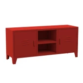 TV Ünitesi Metal Kitaplık Dolabı Metal TV Sehpası 120CM - 2