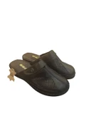 Esem 3523 Siyah Hakiki Deri Kadın Sabo Terlik thumbnail 1