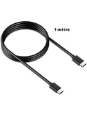 FQX 25W Type-C adaptör + 1m Type-C PD hızlı şarj kablosu siyah thumbnail 2