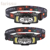 810S Şarjlı LED Kafa Lambası | 4 Modlu | Tip-C Giriş | Su Geçirmez | XPE + COB Işık | Kamp & Açık Hava Kullanımı - 3