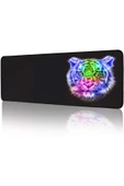 Kaplan 70x30 Cm Speed Kaymaz Taban Dikişli Oyuncu Gaming Mouse Pad - 1