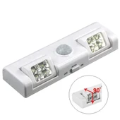 SGE TEKNOLOJİ 2 TARAFLI 8 LED HAREKET SENSÖRLÜ PİLLİ LED ÇALIŞMA MASASI EV ELBİSE DOLABI LAMBA IŞIK thumbnail 1