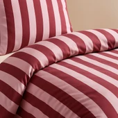 Tabu Home  Ranforce Bordo Çift Kişilik Nevresim Takımı - 2