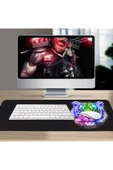 Kaplan 70x30 Cm Speed Kaymaz Taban Dikişli Oyuncu Gaming Mouse Pad - 4