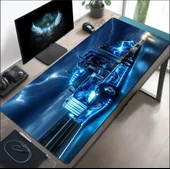 70X30 CM NEON TIR TEMALI KAYDIRMAZ TABAN SPEED YÜZEY OYUNCU MOUSE PAD GAMİNG thumbnail 1