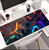 70X30 CM 3D BOYUT TASARIMI KAYDIRMAZ TABAN SPEED YÜZEY OYUNCU MOUSE PAD GAMİNG - 3