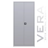 Metal Dolap 2 Kapılı Dolap Kiler Dolabı Kilitli Dolap Ofis Dolapları Arşiv , Garaj , Bahçe , Balkon - 1
