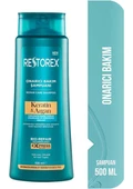 Restorex Keratin & Argan Şampuan 500 Ml + Collagen&Biotin Dolgunlaştırıcı Şampuan 500 Ml Restorex Keratin + Collegen - 5