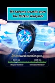Akıllı Telefonlar için Telefon Soğutucu Cep Telefonu Radyatör Soğutucu, LED Sıcaklık Göstergeli - 6