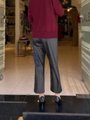 BELİ LASTİKLİ DERİ PANTOLON thumbnail 4