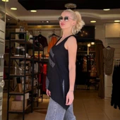 ASİMETRİK ANTRA GARNİLİ ATLET thumbnail 3