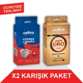 Lavazza Crema e Gusto + Qualita Oro Filtre Kahve (250gr) 2'Li Paket - 1
