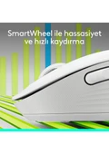 Logitech Signature M650 910-006255 Küçük ve Orta Boy Sağ El Için Sessiz Kablosuz Mouse - Beyaz - 2