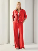 BELİ KEMERLİ PALAZZO PANTOLON thumbnail 1