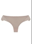 ÖNÜ KUMAŞ ARKASI DANTEL SLIP KÜLOT - 4