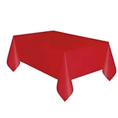 Kırmızı Plastik Masa Örtüsü 120*180 cm - 1