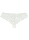 ÖNÜ KUMAŞ ARKASI DANTEL SLIP KÜLOT - 1