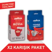 Lavazza Qualita Rossa + Crema e Gusto Filtre Kahve (250gr) 2'Li Paket - 1
