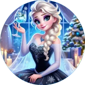 Frozen Yuvarlak Pasta Yenilebilir Resim Baskı 20 cm - 1
