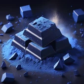 Lacivert Lake/Yağ Bazlı Toz Gıda Boyası - Çikolata Boyası 5 gr - 2