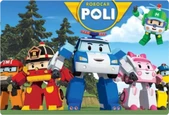 Robocar Poli Dikdörtgen Pasta Yenilebilir Resim Baskı 28*19 cm - 1