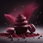 Suana Su Bazlı Toz Gıda Boyası 8 gr Bordo - 2