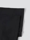 Ördek Baskılı ve Yuvarlak Yakalı Kadın Günlük Büyük Boy Siyah Tişört. - Siyah thumbnail 2