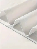 20/1 Penye Compack Gülücük Baskılı Oversize Bisiklet Yaka Kısa Kol Yazlık T-shirt - Beyaz thumbnail 6