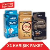 Lavazza Decaf My Easy Day Classico + Qualita Oro + Espresso Classico Italiano Filtre Kahve (250gr) 3'Lü Paket - 1