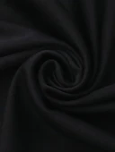 20/1 Penye Compack Baskılı Oversize Kahve Desenli Kadın Kısa Kol Yazlık T-shirt - Siyah thumbnail 5