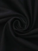 Brooklyn Harf Baskılı Düşük Omuzlu T-shirt, Rahat Kısa Kollu Bol T-shirt, Kadın Giyim - Siyah thumbnail 3