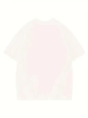 Thousand Ön Arka Baskılı Oversize Bisiklet Yaka T-shirt - Beyaz thumbnail 3