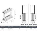 Starax S-2214-C Yandan Teleskopik Raylı Krom Deterjanlık - 3