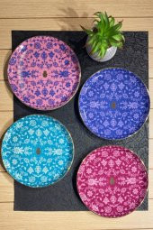 Porland Glamorous 4lü Tabak Seti 24 Cm - 1