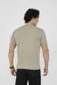 Unisex Bisiklet Yaka Slim fit T-Shirt- Açık Yeşil - 6