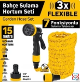 Sgs 7 Fonksiyonlu Bahçe Sulama Hortum Seti 5-15 m - 4
