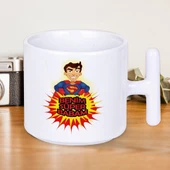 Benim Süper Babam Yazılı Babalar Gününe Özel Hediyelik T Kupa Bardak thumbnail 1