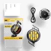 QASUL Magsafe Destekli Ultra Güçlü Telefon Soğutucu Kablolu Rgb Fan - 6