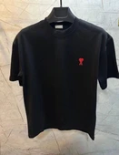 Unisex Bisiklet Yaka Baskılı Oversize T-Shirt - Siyah thumbnail 3