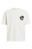 Erkek Baskılı Oversize T-shirt - Beyaz - 5