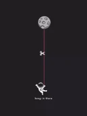 Erkek Baskılı Oversize T-shirt - Siyah thumbnail 3