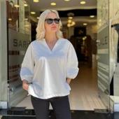 YAKALI NAKIŞ İŞLEMELİ TİŞÖRT thumbnail 2