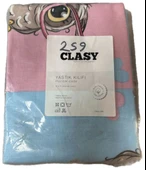 Clasy Ranforce %100 Pamuk 2 Adet Yastık Kılıfı Genç/Çocuk Baykuş Desenli Pembe-Mavi - 3