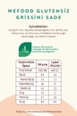 Wefood Glutensiz Grissini Sade 40 g 5'li - 5